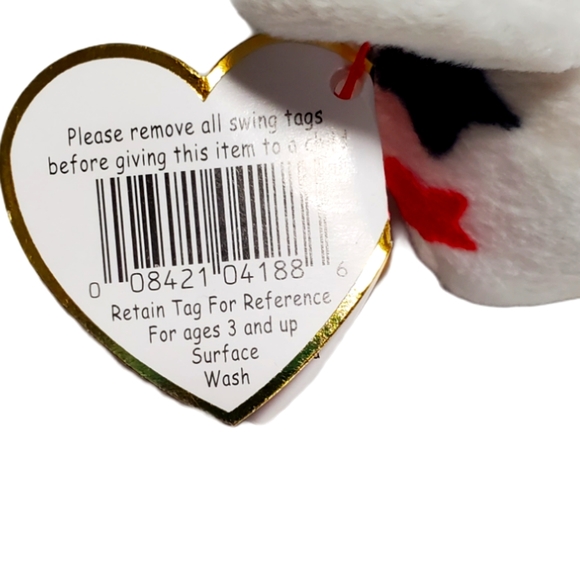 Ty USA 'Glory' Beanie Baby Bear - Picture 5 of 10